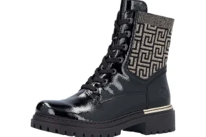 Casual Shoes*RIEKER 72607-00 BLACK