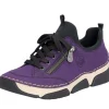 Casual Shoes*RIEKER 45973-30 AUBERGINE