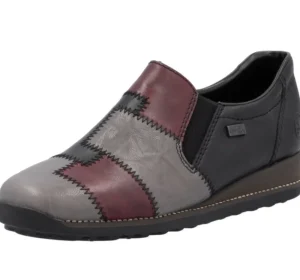 Casual Shoes*RIEKER 44250-00 BLACKMULTI