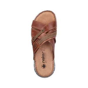 Sandals*RIEKER 25292-24 AMARETTO