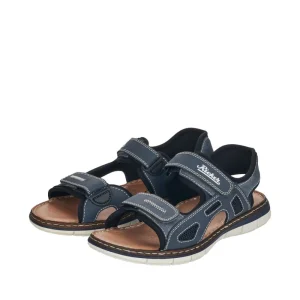 Sandals*RIEKER 25171-14 BLUE