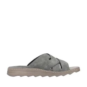 Sandals*RIEKER 21690-45 SMOKE