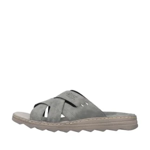 Sandals*RIEKER 21690-45 SMOKE