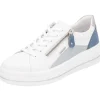 Casual Shoes*REMONTE D1C01-84 WHITE/BLUE