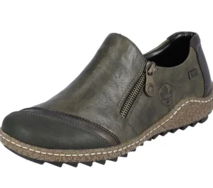 Casual Shoes*RIEKER L7571-54 FOREST