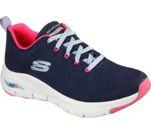 Casual Shoes*SKECHERS (L) ARCH FIT COMFY WAVE NAVY