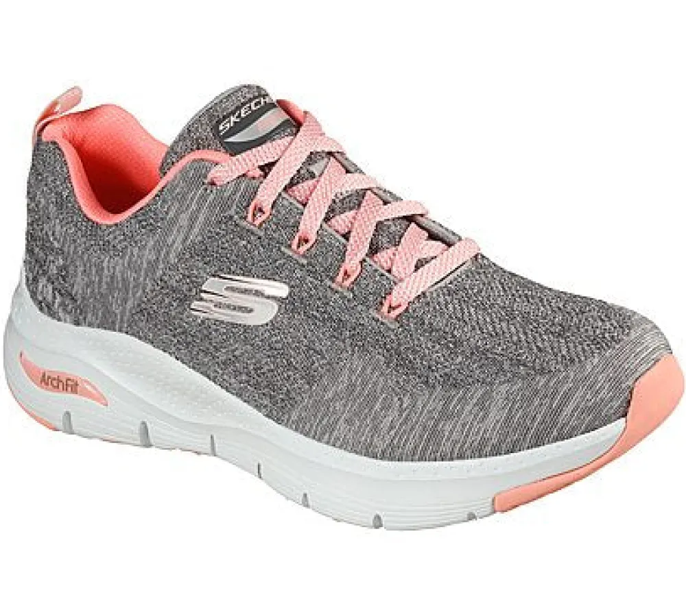 l_arch_fit_comfy_wave_0-2.webp Casual Shoes*SKECHERS (L) ARCH FIT COMFY WAVE GREY/PINK