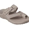 Sandals*SKECHERS (L) REGGAE TAUPE