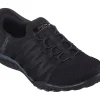 Casual Shoes*SKECHERS (L) SLIP INS BREATHE EASY BLACK