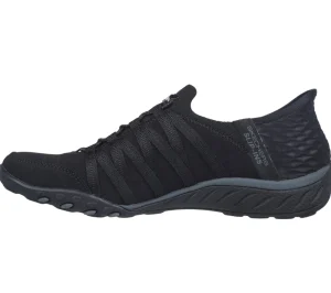 Casual Shoes*SKECHERS (L) SLIP INS BREATHE EASY BLACK