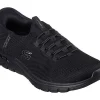Casual Shoes*SKECHERS (L) SLIP-INS: ARCH FIT VISTA - ASPIRATION BLACK
