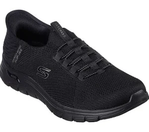 Casual Shoes*SKECHERS (L) SLIP-INS: ARCH FIT VISTA - ASPIRATION BLACK