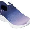 Casual Shoes*SKECHERS (L) ULTRA FLEX 3.0 SLIP-INS NAVY/LAVENDER