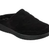 Slippers*SKECHERS (M) RELAXED FIT: MURETTE-GARVANVA BLACK