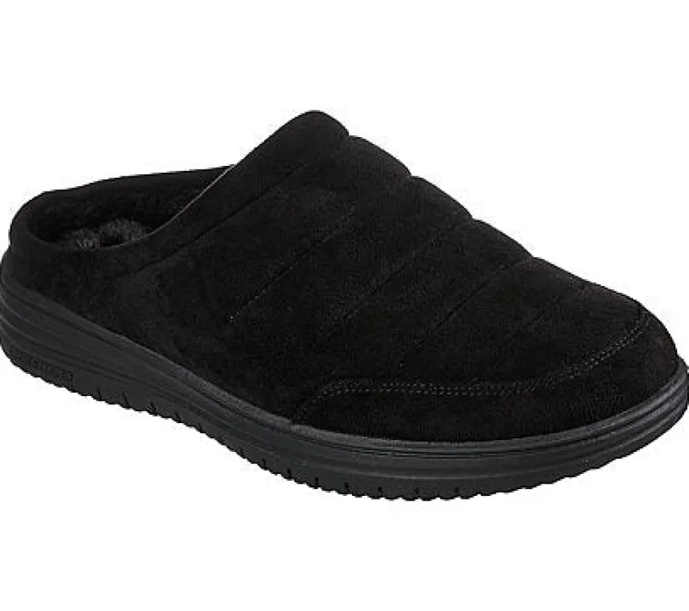 m_relaxed_fit_murettegarv_0.webp Slippers*SKECHERS (M) RELAXED FIT: MURETTE-GARVANVA BLACK