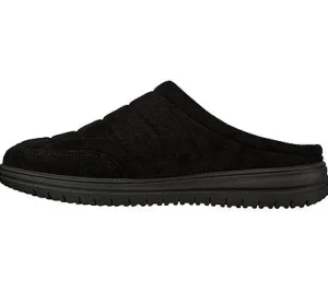 Slippers*SKECHERS (M) RELAXED FIT: MURETTE-GARVANVA BLACK