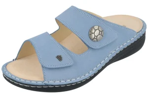 Sandals*FINN COMFORT MOOREA SOFT BLUENUBUCK