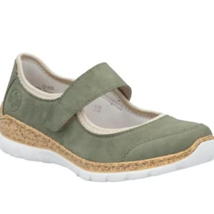 Casual Shoes*RIEKER N42B0-52 OLIVE