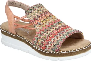 Sandals*RIEKER V1241-90 MULTI