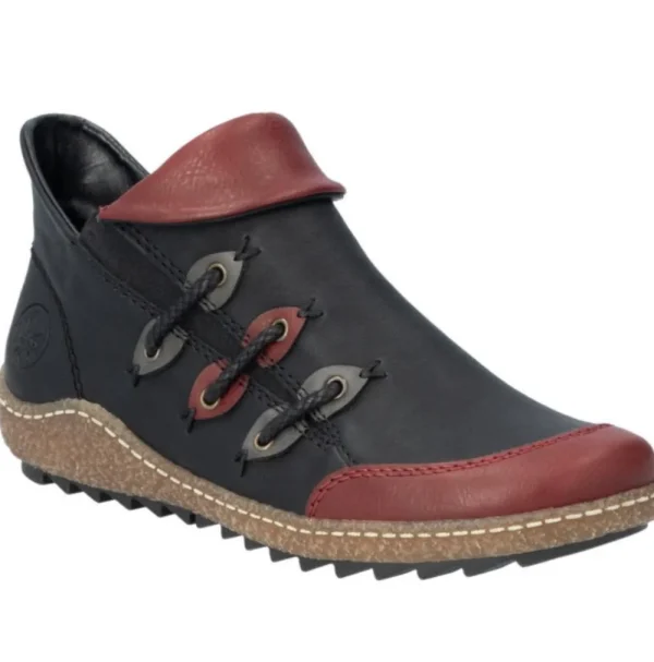 Casual Shoes*RIEKER Z7582-01 SMOKE